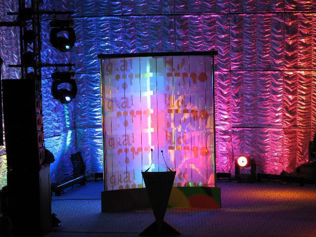 Photo 2 in '20th Annual GLAAD Media Awards' gallery showcasing lighting design by Mike Baldassari of Mike-O-Matic Industries LLC